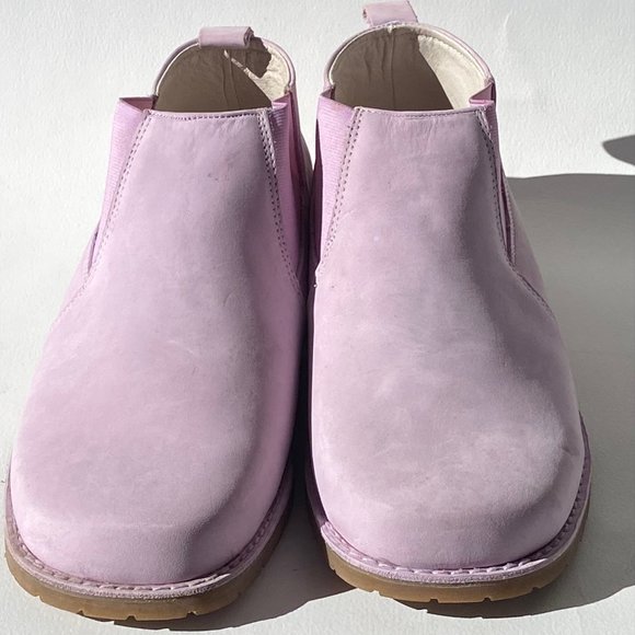 Buffalino Chelsea West Men\'s Lavender Suede Boots, Size 11 New Original Box/Tags main image 4
